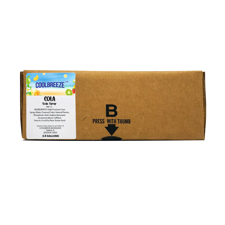 Coolbreeze® Beverages Bag-In-Box Soda Fountain Syrup Flavor - Original Cola