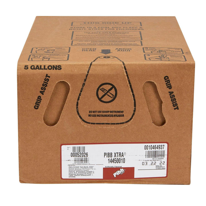 Pibb Xtra Bag In Box Soda Fountain Soft Drink Syrup