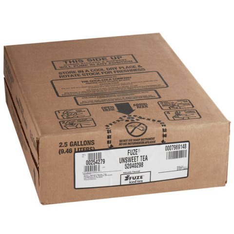 Fuze Unsweetened Tea 2.5 Gallon Bag-In-Box Concentrate