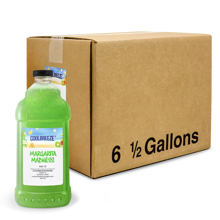 Coolbreeze® Beverages Premium Frozen Drink Machine Mix, Granita Slush Mix, Made with Cane Sugar - Margarita