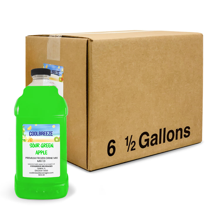 Coolbreeze® Beverages Premium Frozen Drink Machine Mix - Sour Green Apple