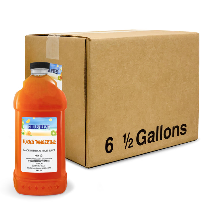 Coolbreeze® Beverages Premium Frozen Drink Machine Mix - Turbo Tangerine