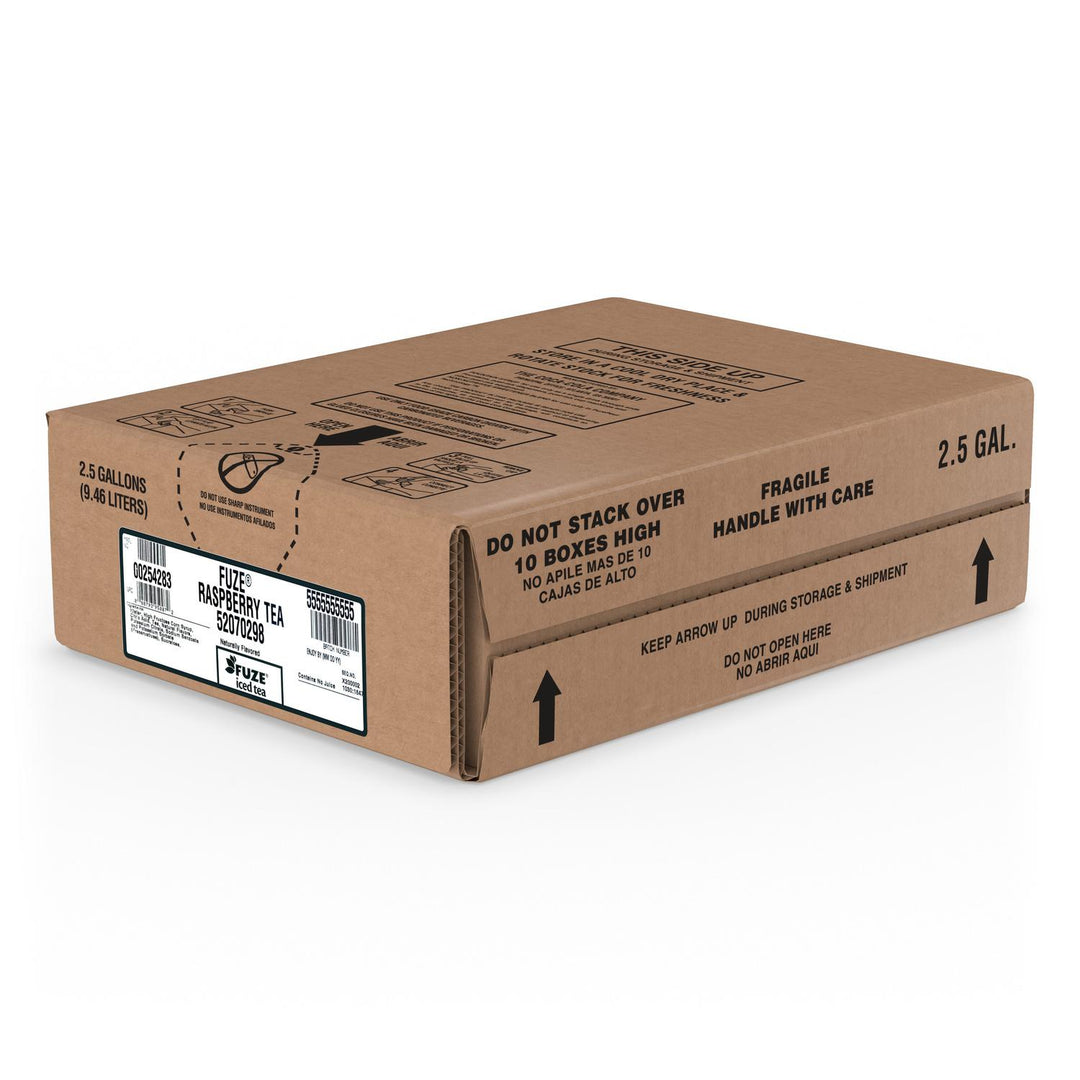 Fuze Raspberry Iced Tea Syrup Concentrate - 2.5 Gallon Bag-In-Box