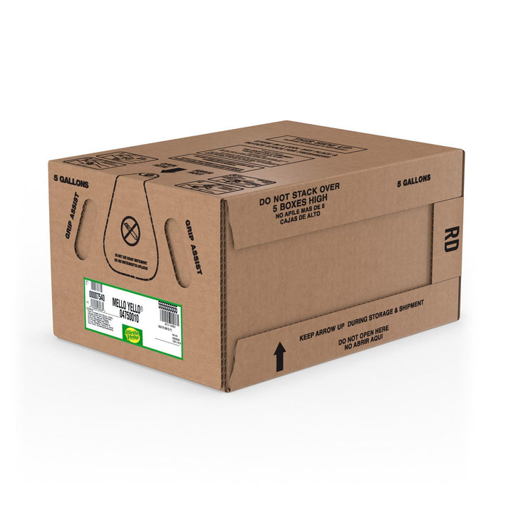 Mello Yello Soda Fountain Concentrate Syrup - 5 Gallon Bag-In-Box