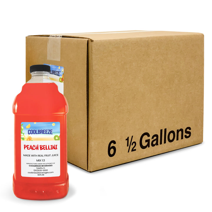 Coolbreeze® Beverages Premium Frozen Drink Machine Mix - Peach Bellini