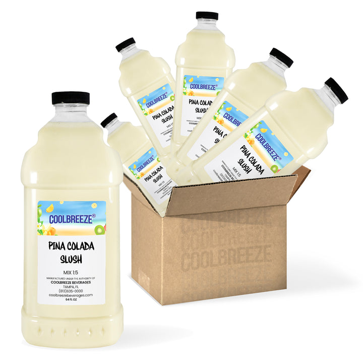 Coolbreeze® Beverages Frozen Drink Machine Flavor Syrups, Slush Mix - Pina Colada Slush