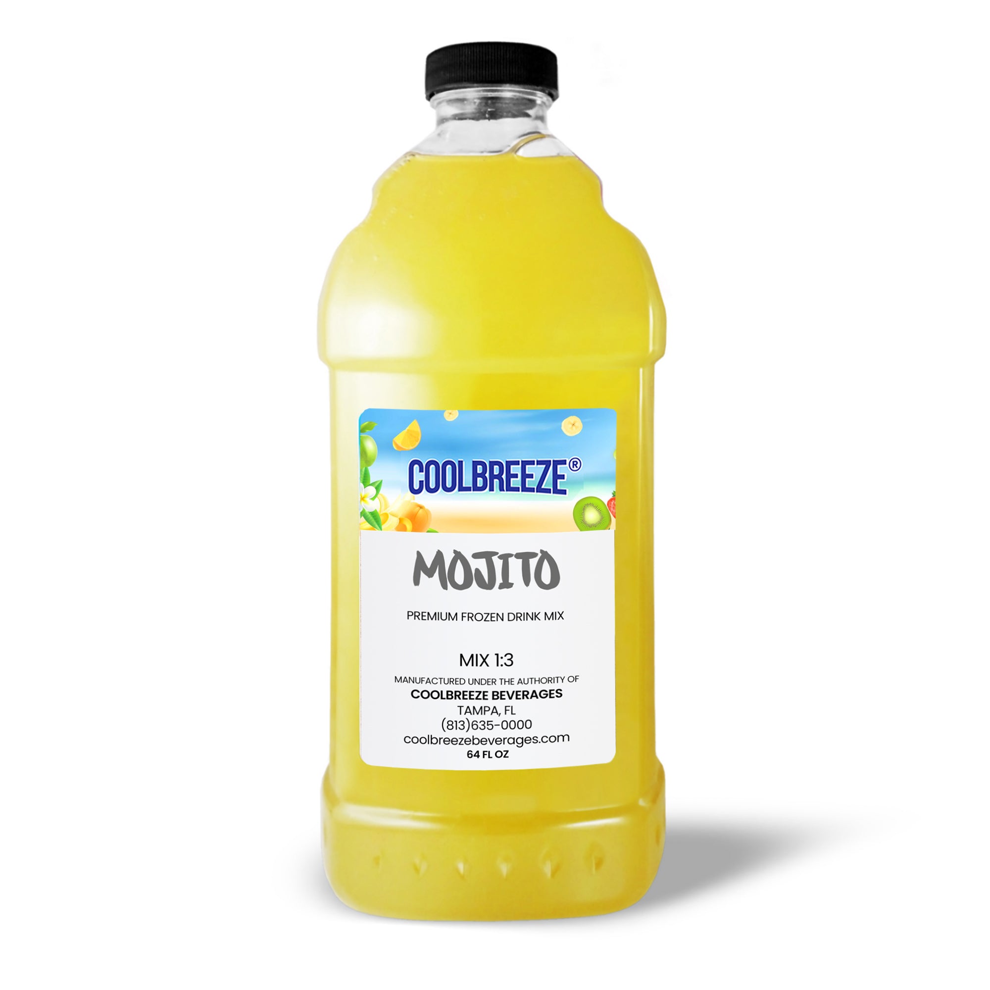 Coolbreeze Premium Mojito Slush Mix - 1/2 Gallon Concentrate