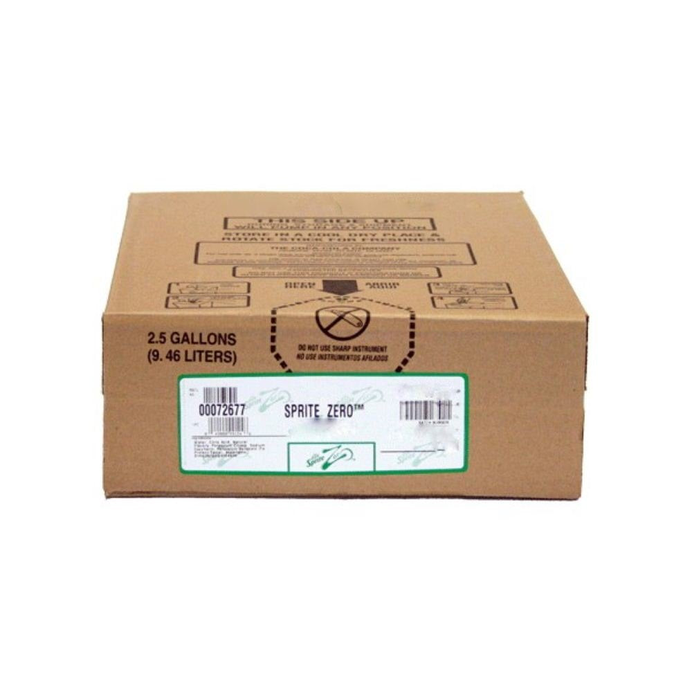 Sprite Zero 2.5 Gal BIB Soda Fountain Concentrate Syrup