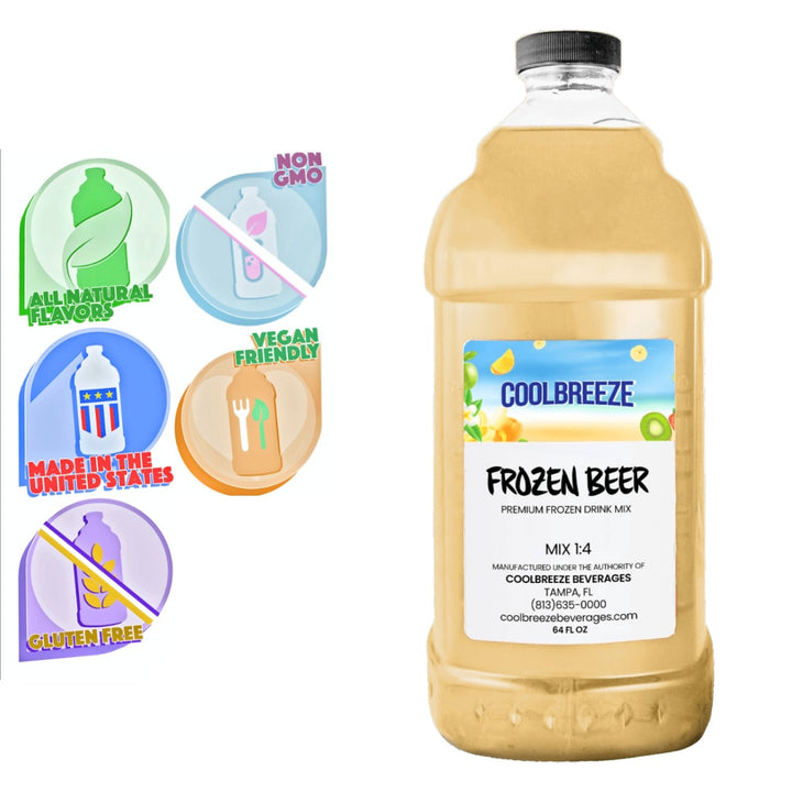 Coolbreeze® Beverages Premium Frozen Drink Machine Mix - Frozen Beer