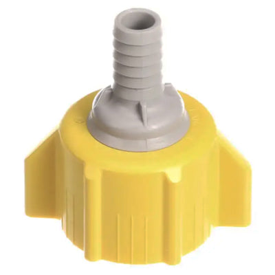 Yellow Plastic 3/8'' BIB Connector