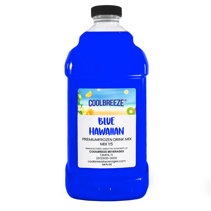 Coolbreeze® Beverages Frozen Drink Machine Flavor Syrups, Slush Mix - Blue Hawaiian Slush