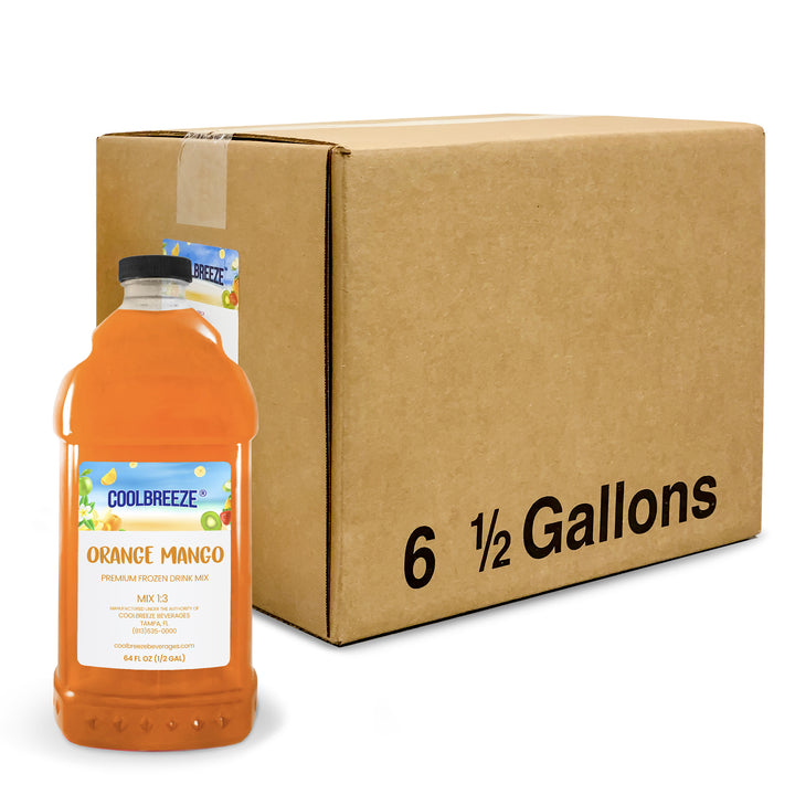 Coolbreeze® Beverages Premium Frozen Drink Machine Mix - Orange Mango