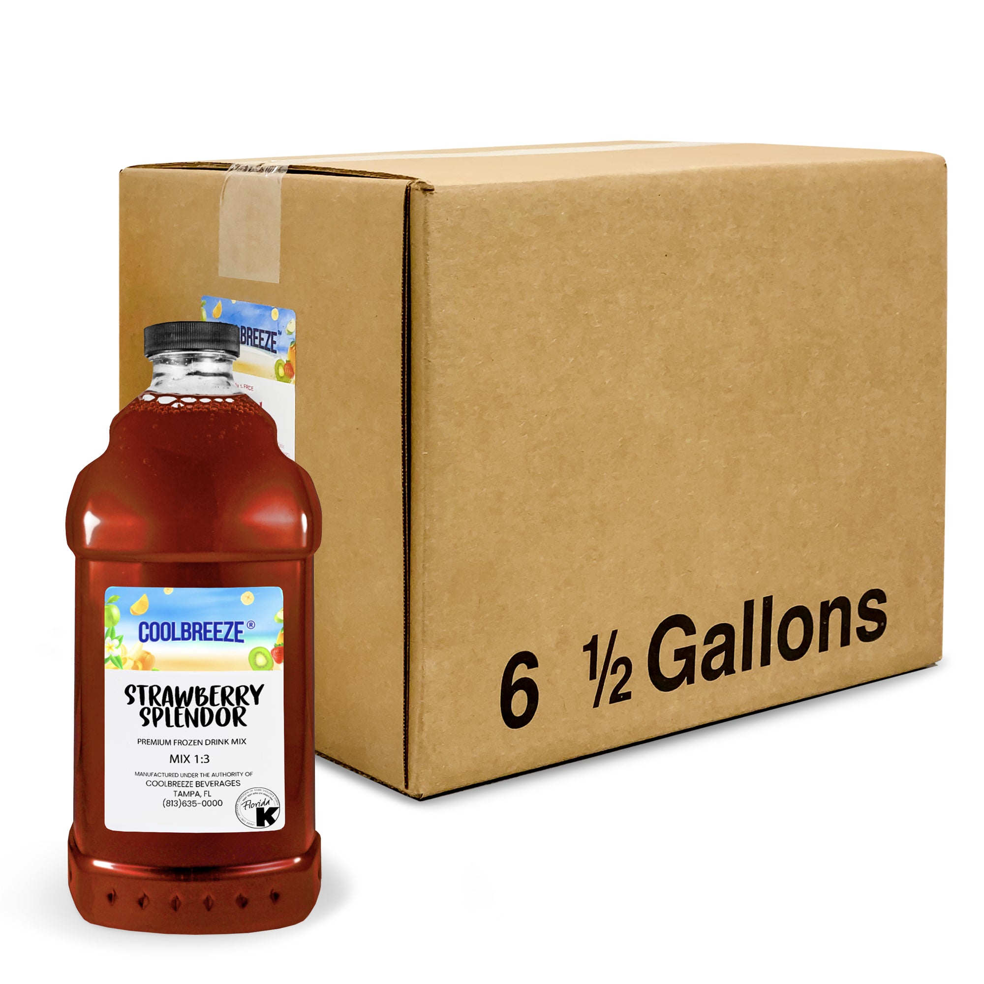 Coolbreeze Strawberry Splendor Frozen Smoothie Mix, Kosher Certified