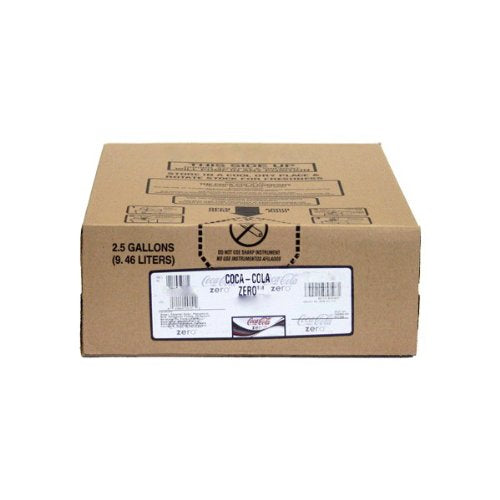Coca-Cola コカ・コーラ 2.5ガロン BIB シロップ Coke Zero Sugar Fountain Syrup 2.5 Gal Bag-in-Box BIB