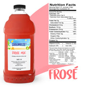 Coolbreeze® Beverages Premium Frozen Drink Machine Mix - One 1/2 Gallon Bottle - Frose