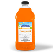 Coolbreeze Beverages Frozen Drink Machine Flavor Syrups, Slush Mix - One 1/2 Gallon Bottle - Orange