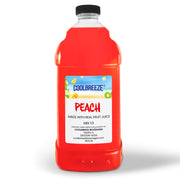 Coolbreeze® Beverages Premium Frozen Drink Machine Mix - One 1/2 Gallon Bottle - Peach