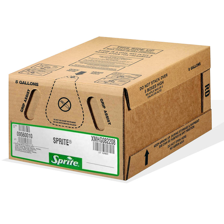 Sprite 5 Gallon Bag-In-Box 5 Gal - For Commercial Soda Fountains, at home Soda Stream Systems