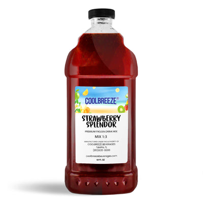 Coolbreeze® Beverages Premium Frozen Drink Machine Mix - Strawberry Splendor
