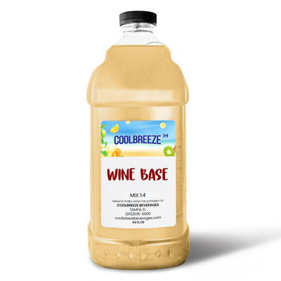 Coolbreeze® Beverages Premium Frozen Drink Machine Mix - One 1/2 Gallon Bottle - Wine Base