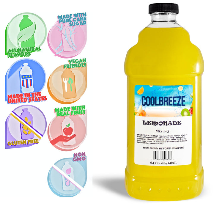 Coolbreeze® Beverages Premium Frozen Drink Machine Mix - Lemonade