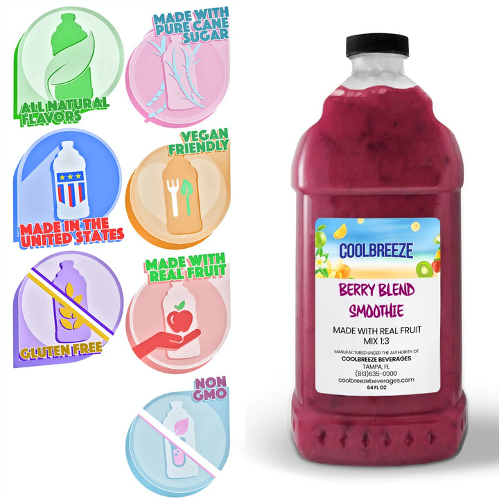 Coolbreeze® Beverages Premium Frozen Drink Machine Mix - Berry Blend Smoothie