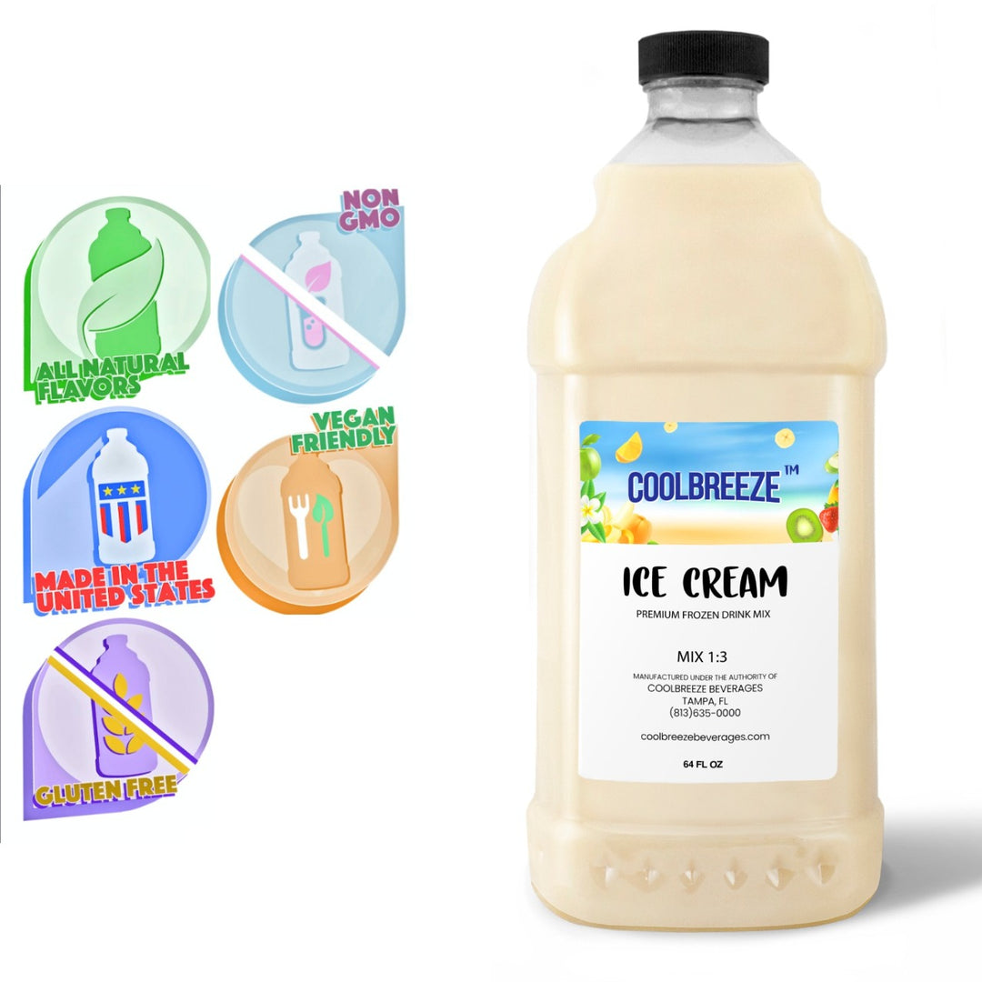 Coolbreeze Beverages Ready To Use Frozen Drink Machine Mix, Premium Slush  Syrup - One Case (Six 1/2 Gal Bottles) - Frozen Mimosa 